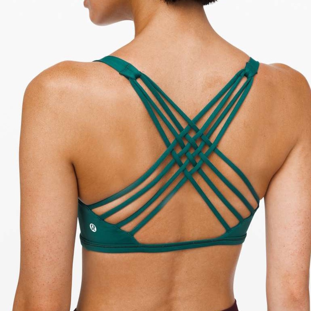 Lululemon Free To Be Wild Bra Royal Emerald size 6